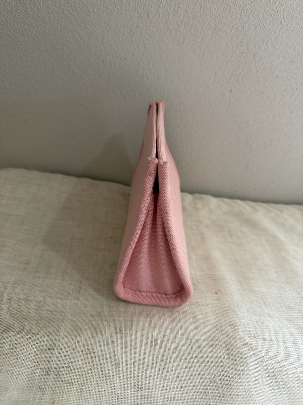 Christian Dior Pink Canvas Cosmetic Beauty Pouch - Picture 3 of 6